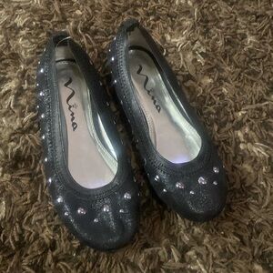 Nina Girl's Studded Dress Shoes